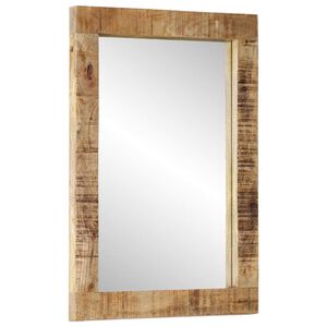vidaXL Peili 70x50 cm t&auml;ysi mangopuu ja lasi