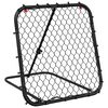 vidaXL Jalkapallon palautusverkko musta 84x73x60-80 cm ter&auml;s