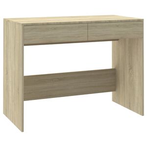 vidaXL Ty&ouml;p&ouml;yt&auml; Sonoma-tammi 101x50x76,5 cm tekninen puu