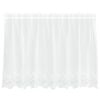vidaXL Verkkoverho verhoilla Valkoinen 100 x 200 cm Polyesteri