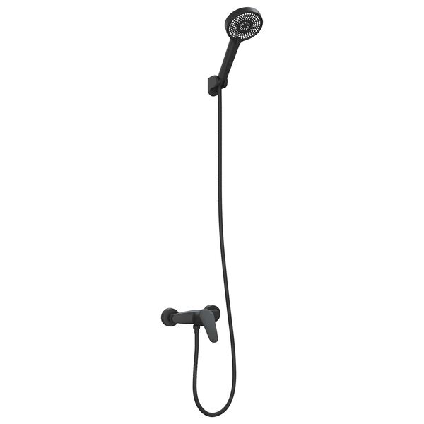 vidaXL Suihkup&auml;&auml;n sarja Musta G 1 / 2 tuumaa