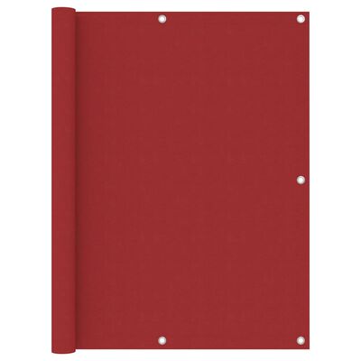 vidaXL Parvekkeen suoja punainen 120x300 cm Oxford kangas