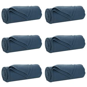 vidaXL Heittop&auml;&auml;llys 6 kpl Laivastonsininen 200 x 150 cm 2.52 kg