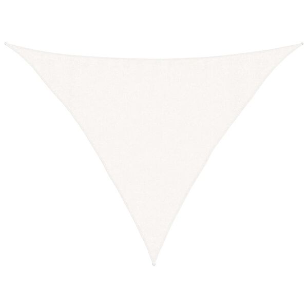 vidaXL Aurinkopurje 160 g/m&sup2; valkoinen 3,5x3,5x4,9 m HDPE