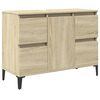 vidaXL Pesuallaskaappi Sonoma-tammi 80x33x60 cm tekninen puu