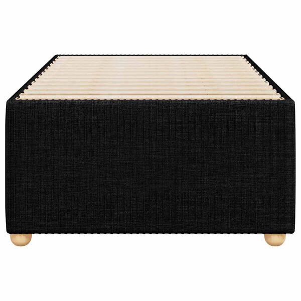 vidaXL S&auml;ngynrunko ilman patjaa musta single kangas