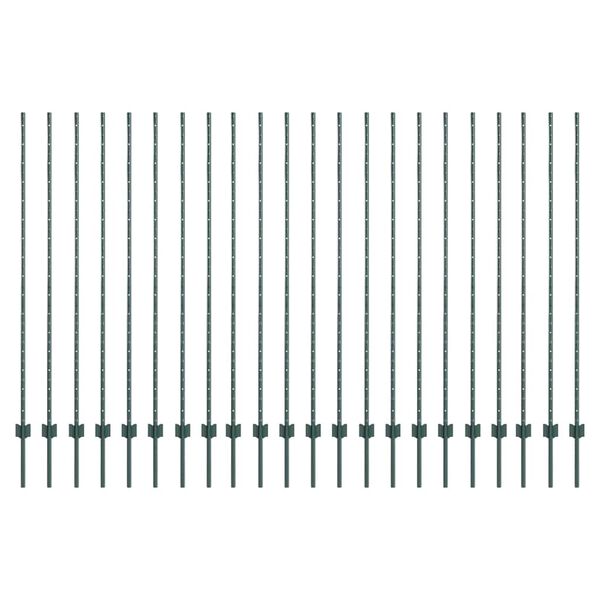 vidaXL Aitalatu 22 pcs Vihre&auml; 200 cm Ter&auml;s