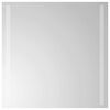 vidaXL LED kylpyhuonemirror L&auml;pin&auml;kyv&auml; 50 x 50 cm karkaistu lasi