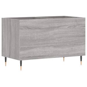 vidaXL LP-levyjen s&auml;ilytyskaappi harmaa Sonoma 74,5x38x48 cm puu