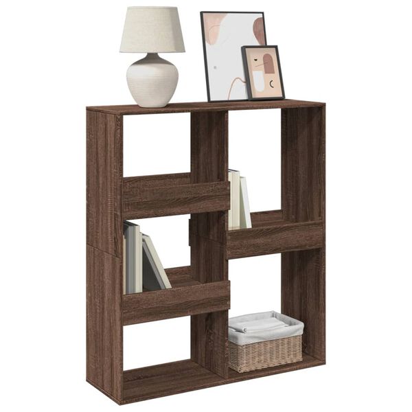 vidaXL Huoneenjakaja ruskea tammi 100x33x115 cm tekninen puu