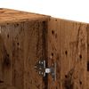 vidaXL Sein&auml;kiinnitett&auml;v&auml; kaappi vanha puu 69,5x34x90 cm