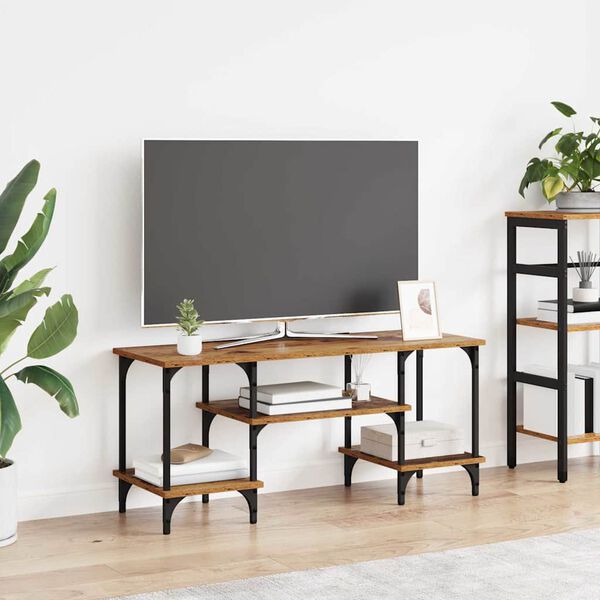 vidaXL TV-kaappi Vanha Puu 102 x 35 x 45,5 cm