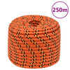 vidaXL Venek&ouml;ysi oranssi 14 mm 250 m polypropeeni