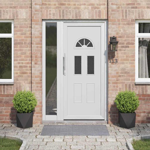 vidaXL Kukkalaatikko 2 pcs Musta 30 x 30 x 30 cm Teräs