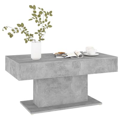 vidaXL Sohvapöytä betoninharmaa 96x50x45 cm lastulevy