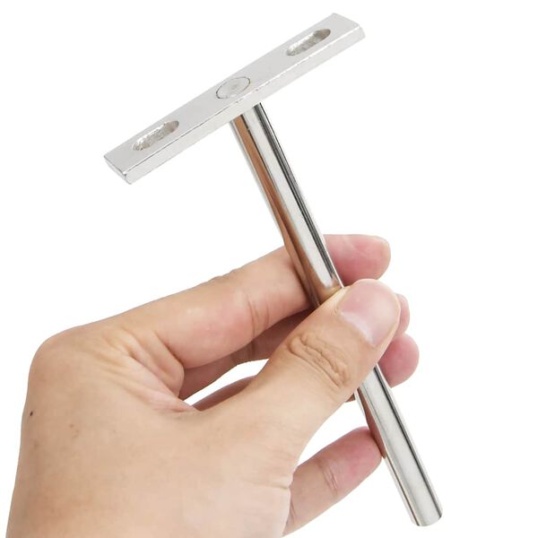 vidaXL kelluvat hyllykannattimet 12 kpl n&auml;kym&auml;t&ouml;nt&auml; &Oslash;10x150 mm