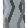 Noordwand-tapetti Topchic Graphic Lines Diamonds harmaa ja musta