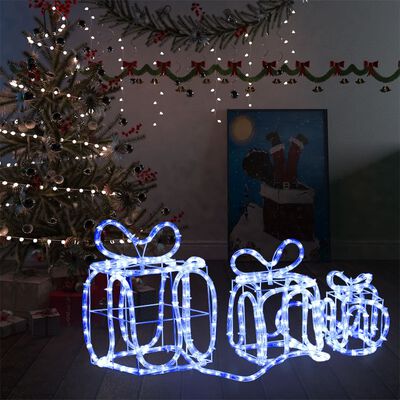 vidaXL Joulukoriste lahjapaketit 180 LED-valoa sisä-/ulkokäyttöön