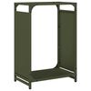 vidaXL Polttopuuteline 44x28x65 cm kylm&auml;valssattu ter&auml;s