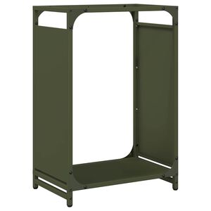 vidaXL Polttopuuteline 44x28x65 cm kylm&auml;valssattu ter&auml;s
