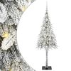 vidaXL Joulukuusi 150 LED-valoilla Valkoinen 120 cm PE ja Ter&auml;s