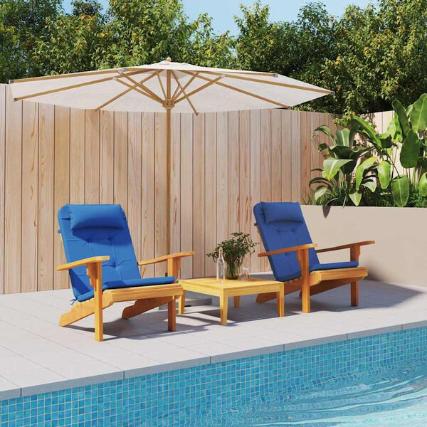 vidaXL Tuolityyny 2 pcs Sininen 58 x 77 x 4.5 cm Oxford-kangas