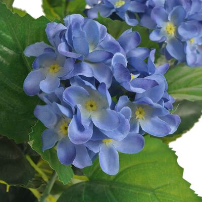 vidaXL Tekokukka ruukulla hortensia 60 cm sininen