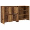 vidaXL Sivup&ouml;yt&auml; 2 pcs Vanha puu 70 x 41 x 75 cm Tekninen puu