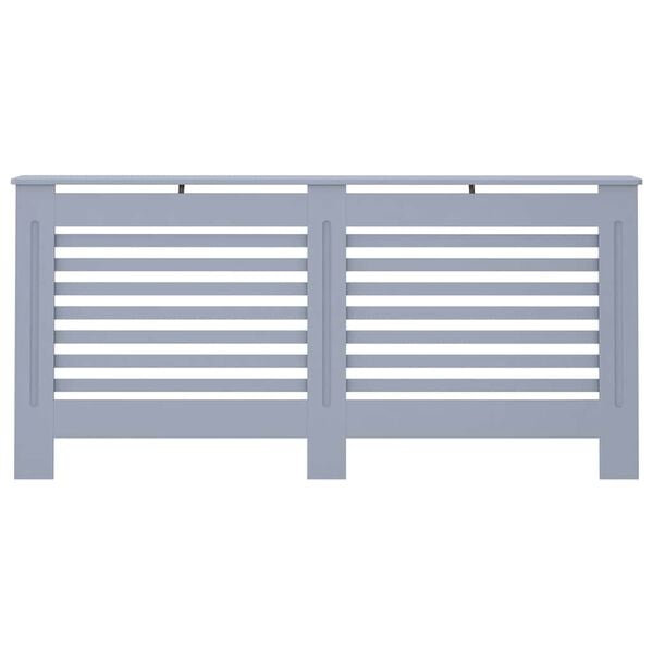 vidaXL L&auml;mp&ouml;patterin suoja antrasiitti 172x19x81,5 cm MDF