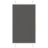 vidaXL laskostettu blind Musta 80x150 cm Kankaan leveys 79,4 cm