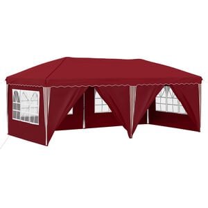 vidaXL Pop-up Juhlateltta 575 x 288 x 245 cm Burgundi