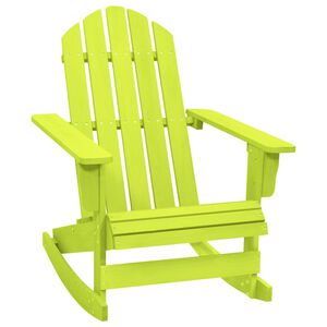 vidaXL Adirondack-puutarhan keinutuoli t&auml;ysi kuusi vihre&auml;