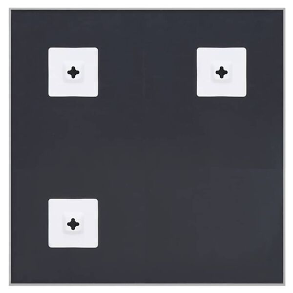 vidaXL Peili hopea 60x60 cm