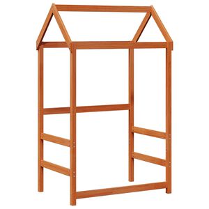 vidaXL P&auml;iv&auml;vuoteen setti 2 pcs Vaha ruskea Massiivinen m&auml;nty