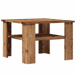 vidaXL Sohvap&ouml;yt&auml; vanhaa puuta 60x60x42 cm lastulevy