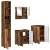 vidaXL Kylpyhuonekalustesetti 4 pcs Vanha Puu Tekninen puu & Metalli