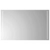 vidaXL LED kylpyhuonemirror L&auml;pin&auml;kyv&auml; 80 x 50 cm karkaistu lasi