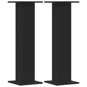vidaXL Kaiutintelineet 2 kpl musta 30x30x95 cm tekninen puu