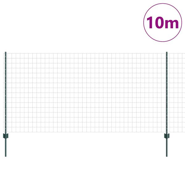 vidaXL Aita ja Tuki Vihre&auml; 1,2 x 10 m Ter&auml;s