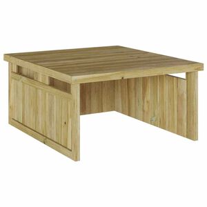 vidaXL Ruohonleikkurin talli Ruskea 73.5 x 81.5 x 38.5 cm