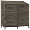 vidaXL Puutarhavaja antrasiitti 102x52x112 cm t&auml;ysi kuusi