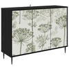 vidaXL Sivup&ouml;yt&auml; GOTHA Musta tammi 102 x 33 x 76 cm Tekninen puu