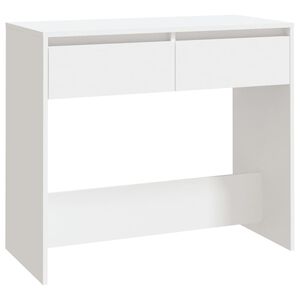 vidaXL Konsolip&ouml;yt&auml; valkoinen 89x41x76,5 cm ter&auml;s