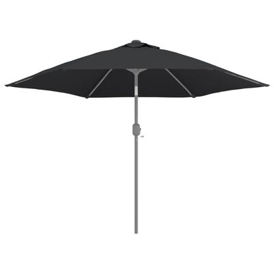 vidaXL Aurinkovarjon vaihtokangas musta 300 cm