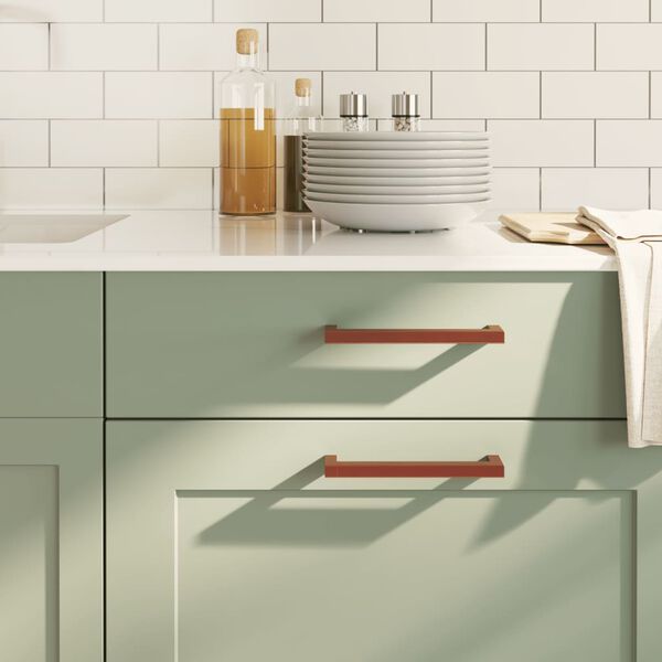 vidaXL Kaapin kahvat 20 kpl pronssi 160 mm ruostumaton ter&auml;s