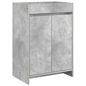 vidaXL Kylpyhuoneen allaskaappi Betoninharmaa 56 x 37,5 x 81 cm