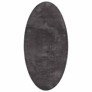 vidaXL Matto HUARTE Antrasiitti 80 x 150 cm 100% polyesteri