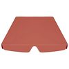 vidaXL Vaihtokatos puutarhakeinuun terracotta 188/168x145/110 cm
