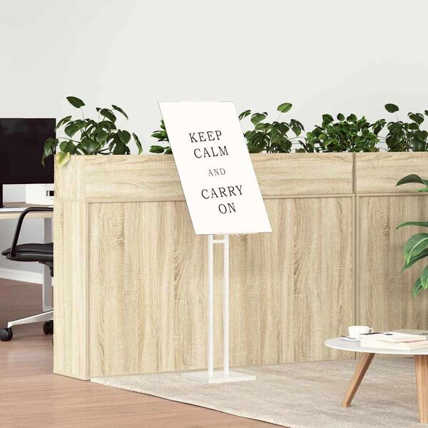 vidaXL Messun&auml;yt&ouml;t Valkoinen 26,5 x 26,5 x 127 cm Ter&auml;s