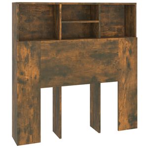 vidaXL S&auml;ngynp&auml;&auml;ty s&auml;ilytystilalla savutammi 100x19x103,5 cm